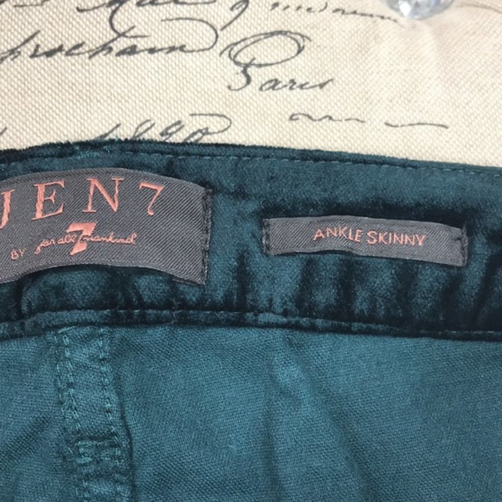 🎁 Jen7 By 7 For All Mankind Stretch Velvet Ankle - Picture 8 of 12